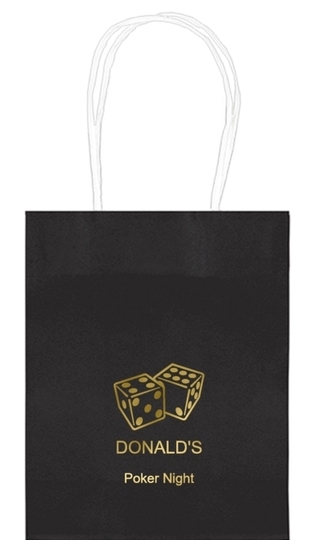 Roll the Dice Mini Twisted Handled Bags